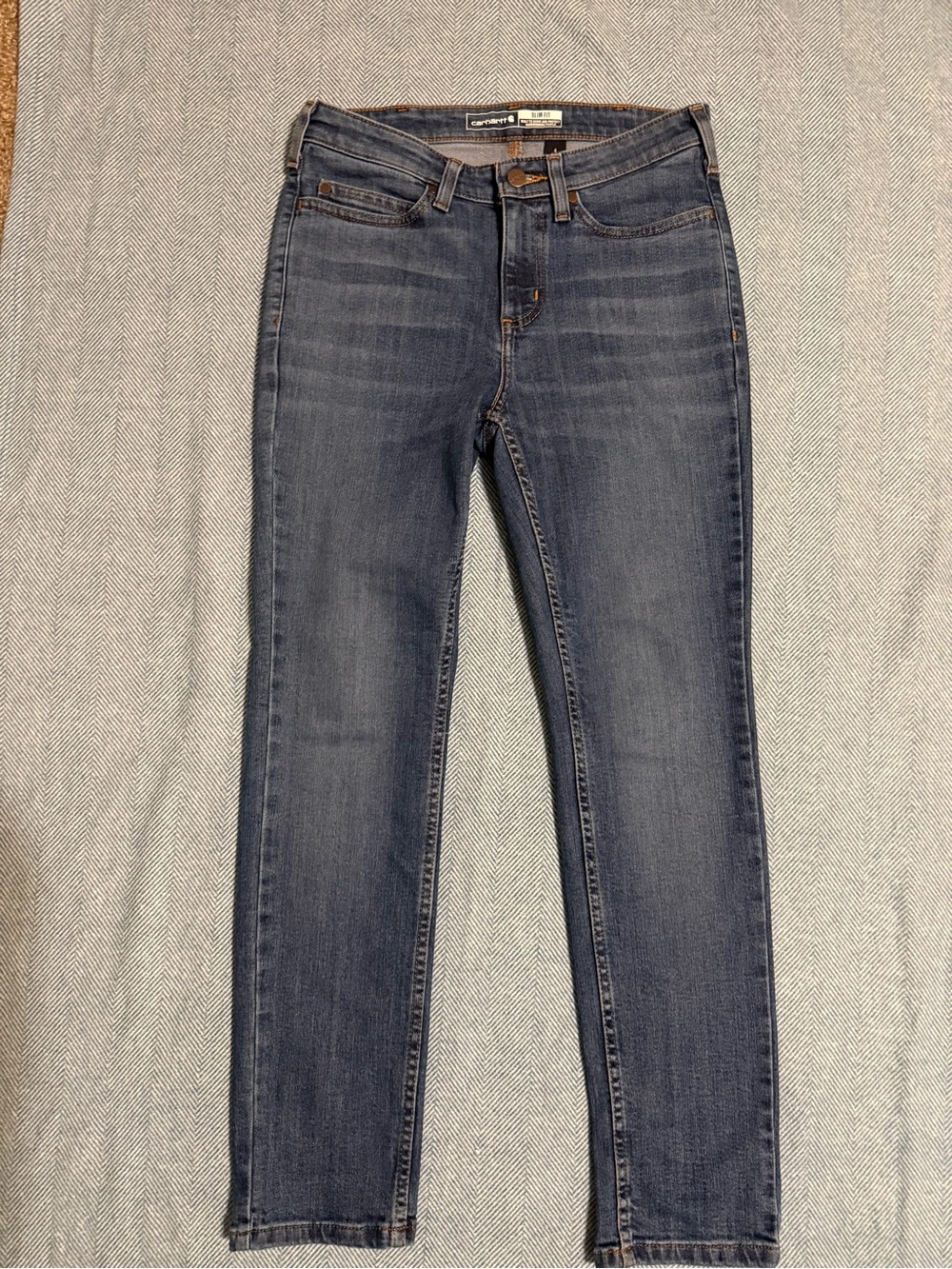 Carhartt Slim fit Jeans in Washed Blue